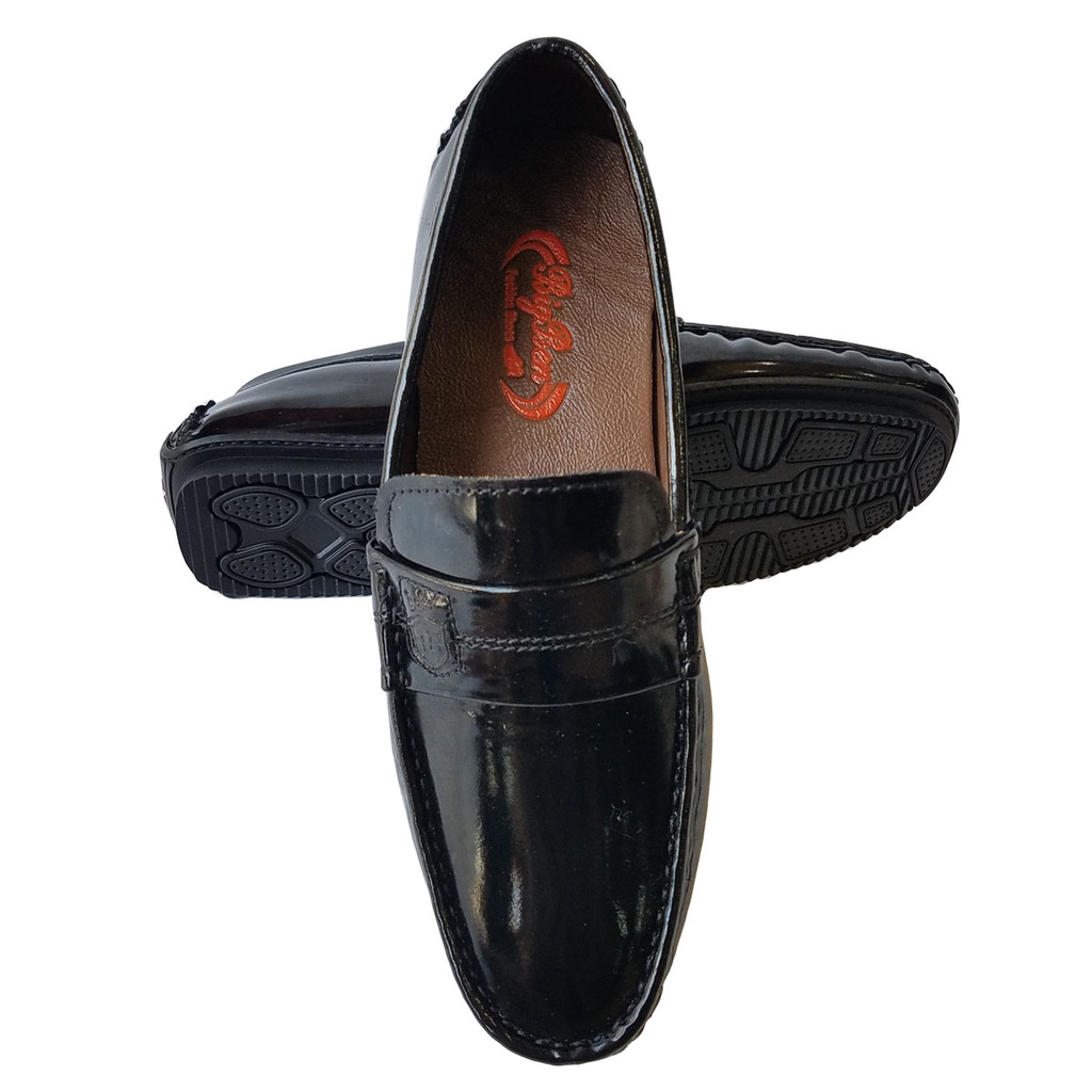 Giày Mọi Nam Da Bò Bóng Thật BIGBEN Cao Cấp GM247