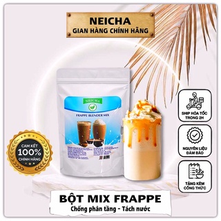 Bột mix frappe neicha 1kg/ nguyên liệu pha chế đồ uống chống phân tầng, tan đá, tách nước.