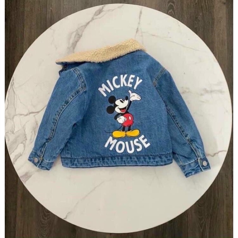 ÁO KHOÁC JEANS MICKEY CHO BÉ