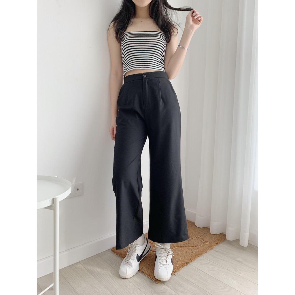 quần ống rộng dài cạp cúc TKQ22 1994closet