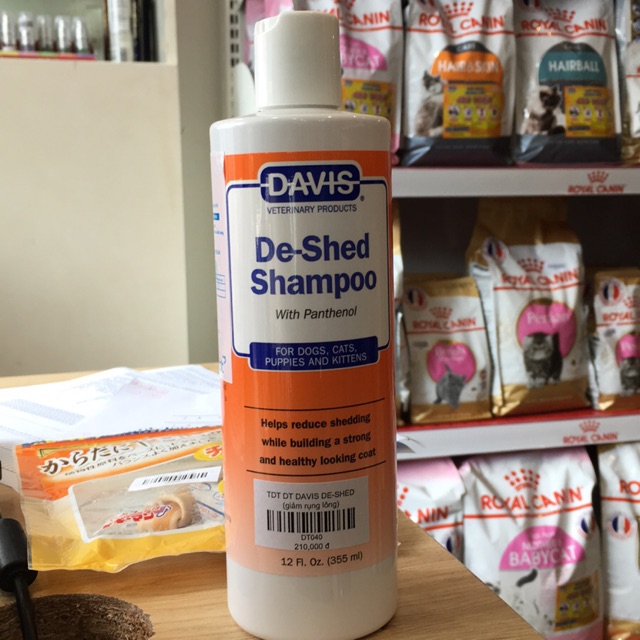DAVIS DE_SHED shampoo giảm rụng lông