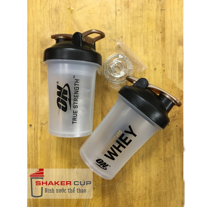 Bình lắc tập gym bình nước Shake bottle ON Gold Standard chính hãng