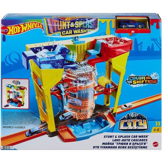 Trạm Rửa Xe Trên Không Hot Wheels