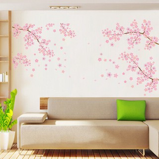 Decal dán tường hình hoa mận dễ thương