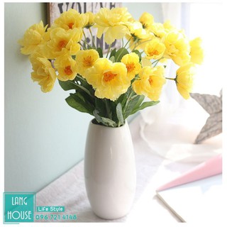 Tổng Kho Decor Hoa Giả - HOA LAN TƯỜNG Loại 1 Giống Thật - 1 Cành 2 Bông