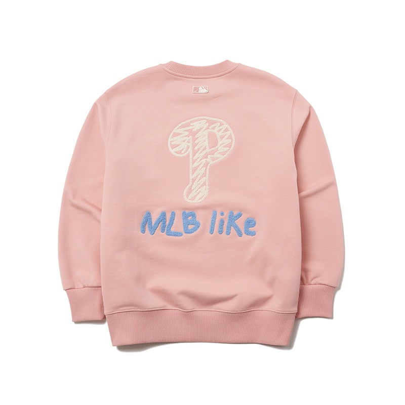 Áo sweater Cổ Tròn Dáng Rộng Phong Cách Mlb Thời Trang Thu Đông Cho Nam Và Nữ MTEC1