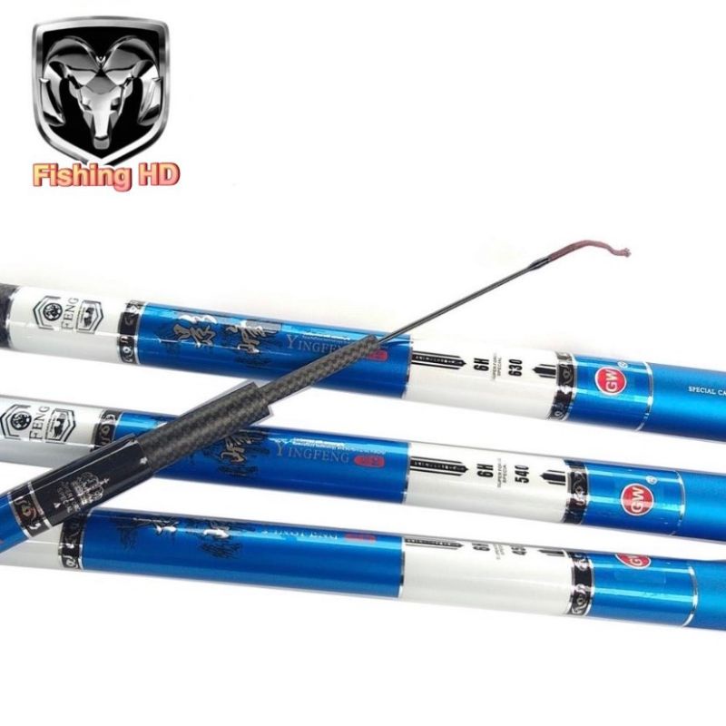 Cần Câu Tay GW 6H YINGFENG Cần Câu Tay Carbon Chất Lượng Cao CC10 đồ câu FISHING_HD