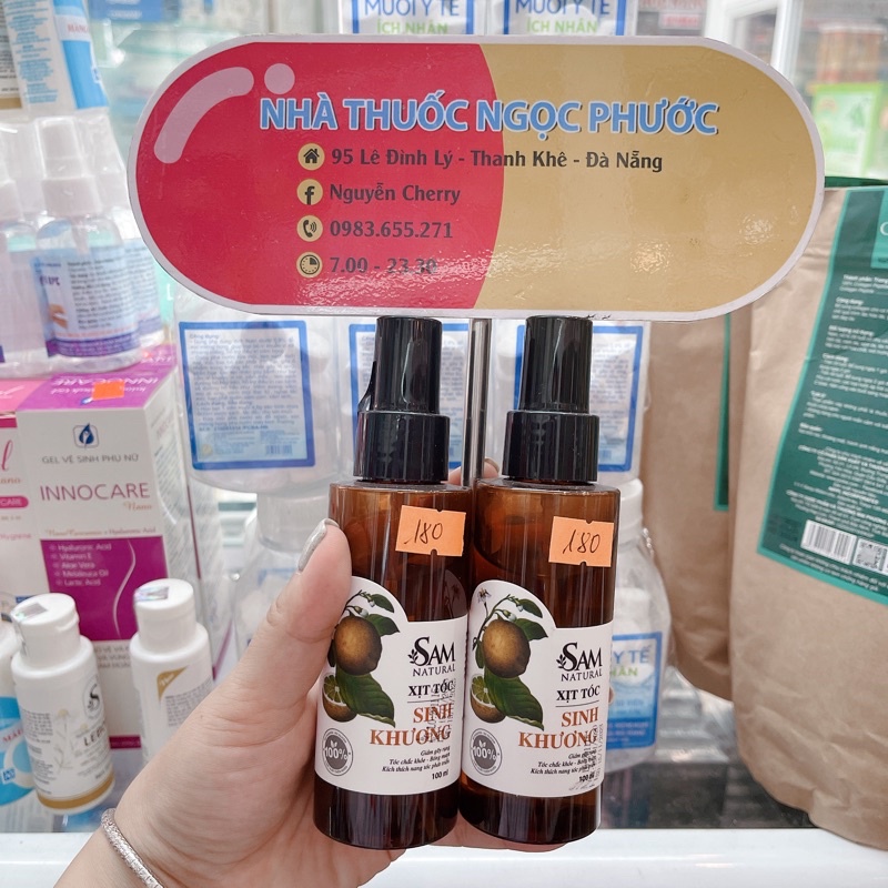 Xịt mọc tóc Sinh Khương