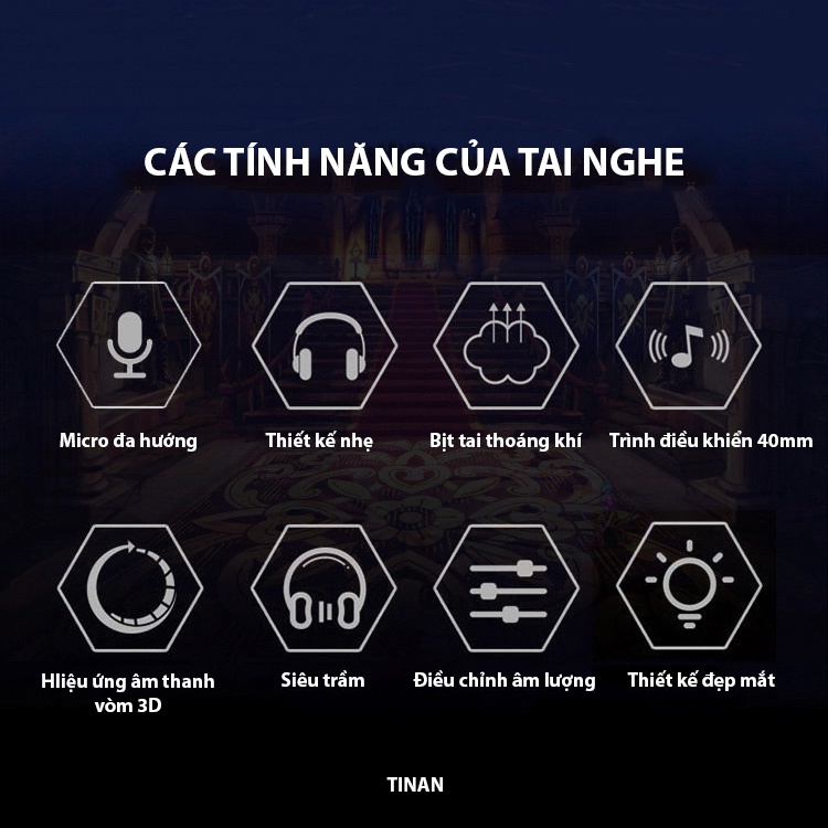 [Jack3.5mm/ USB] Tai Nghe Gaming Có Dây SY855, Kèm Mic, Chống Ồn, Dùng Cho Máy Tính