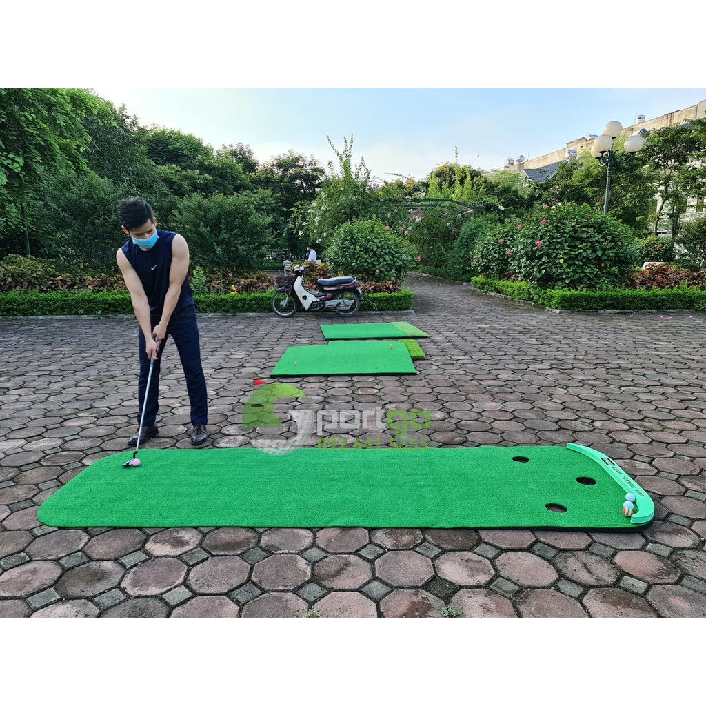 Thảm chơi golf putting green 3 hố