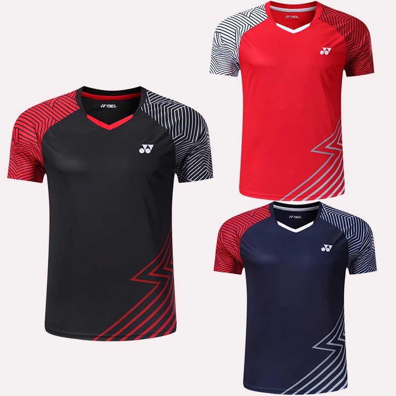Áo Thun Tay Ngắn Yonex Nhanh Khô Thoáng Khí In Họa Tiết Thời Trang Cho Nam Và Nữ