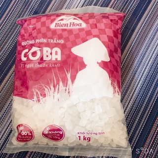 Đường phèn trắng Cô Ba ( Bịch 1kg)