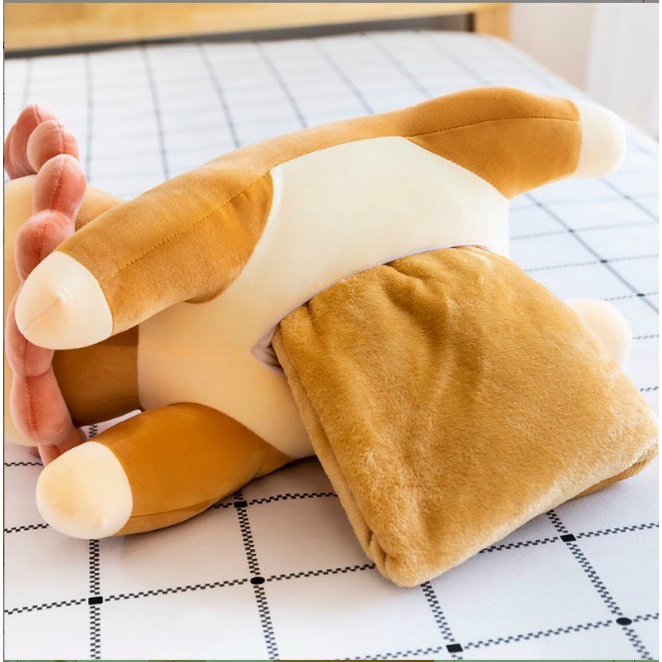 Bộ Gối kèm chăn hình thú siêu kute