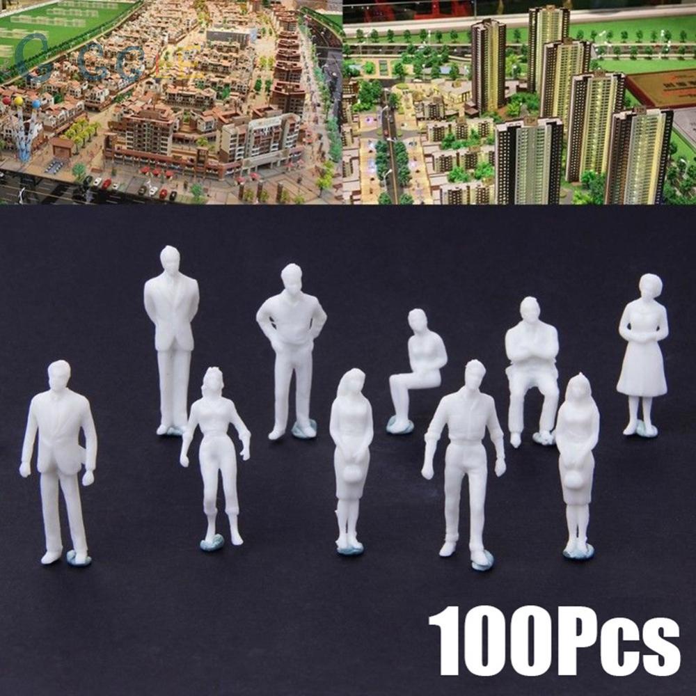 Set 100 mô hình người mini trang trí độc đáo