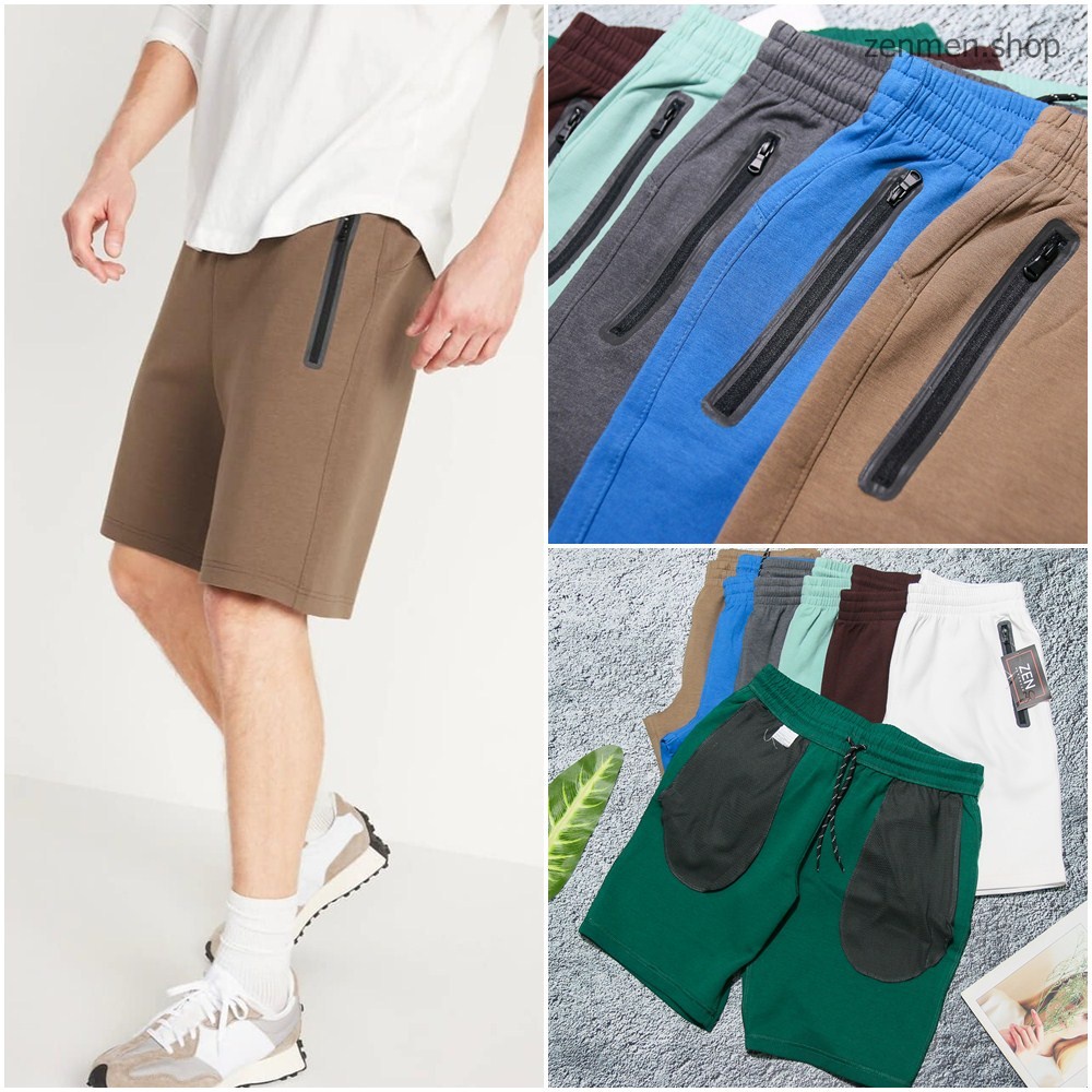 Quần Short Thun Nam Oldnavy Active Xuất Dư Xịn Thun Dynamic