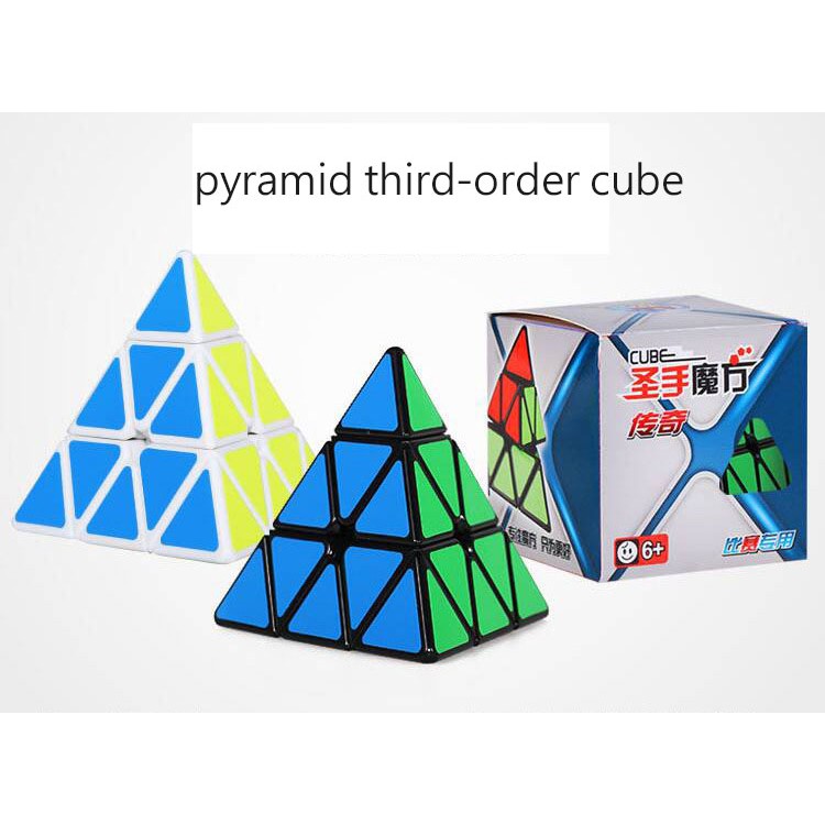 Shengshou legendary pyramid third-order cube octahedral cube puzzle toys Khối Rubik