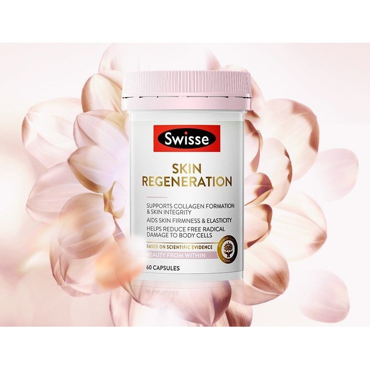 Viên tái tạo da SWISSE SKIN REGENERATION 60 viên - Hàng Úc nội địa
