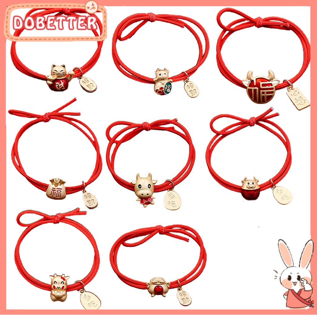 Vòng đeo tay họa tiết 12 con giáp thời trang dành cho cặp đôi