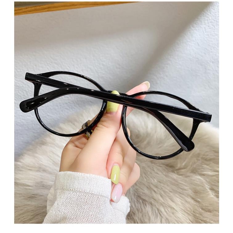 Mắt Kính Giả Cận From Tròn 2 Chấm Góc Siêu Hot D83