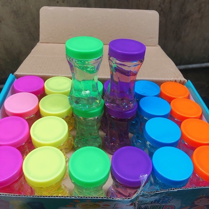 sỉ hộp 24 lọ slime loại to ( hình ngẫu nhiên )