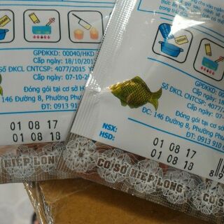 1 gói bột rau câu dẻo 10g