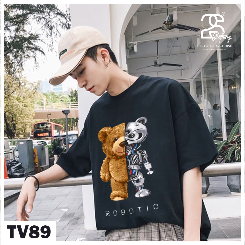 Áo Phông Nam Đẹp Tay Lỡ 2S Clothing Áo Thun Nam Tay Ngắn Ulzzang Cá Tính Style Streetwear In Hình Giấu TV89