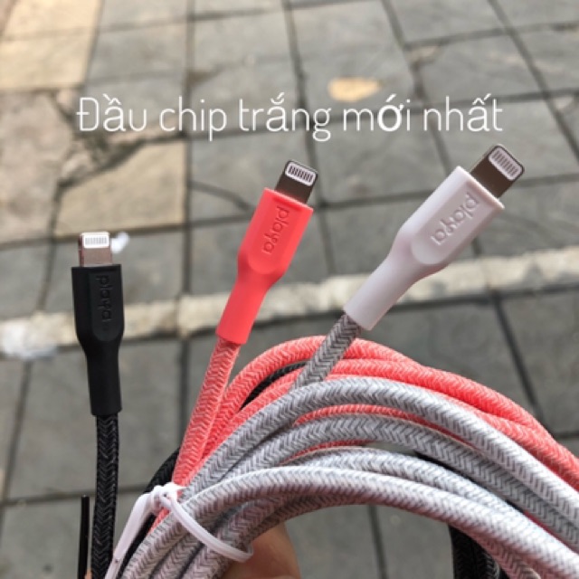 Cáp Dù Belkin Playa UsbC to Lightning Chính Hãng - Có MFI (Bảo Hành 12T)