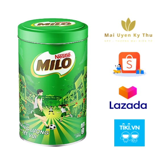 HỘP QUÀ TẾT BỘT MILO LÚA MẠCH 285G