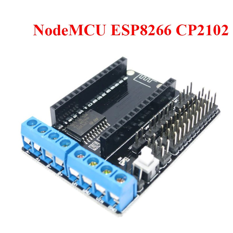 Đế Ra Chân Cho Node MCU ESP8266 CP2102 (Board Motor Driver L293D)