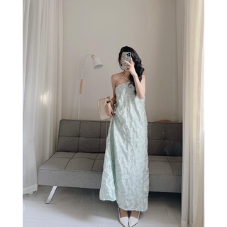 Váy yếm gấm dáng dài Samhyewear