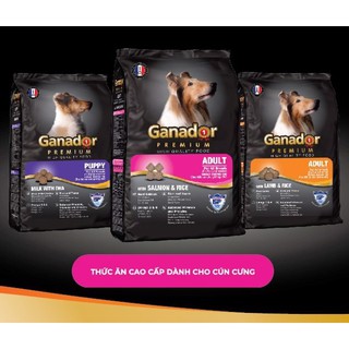 Thức ăn hạt Ganador cho chó con và chó lớn 3kg
