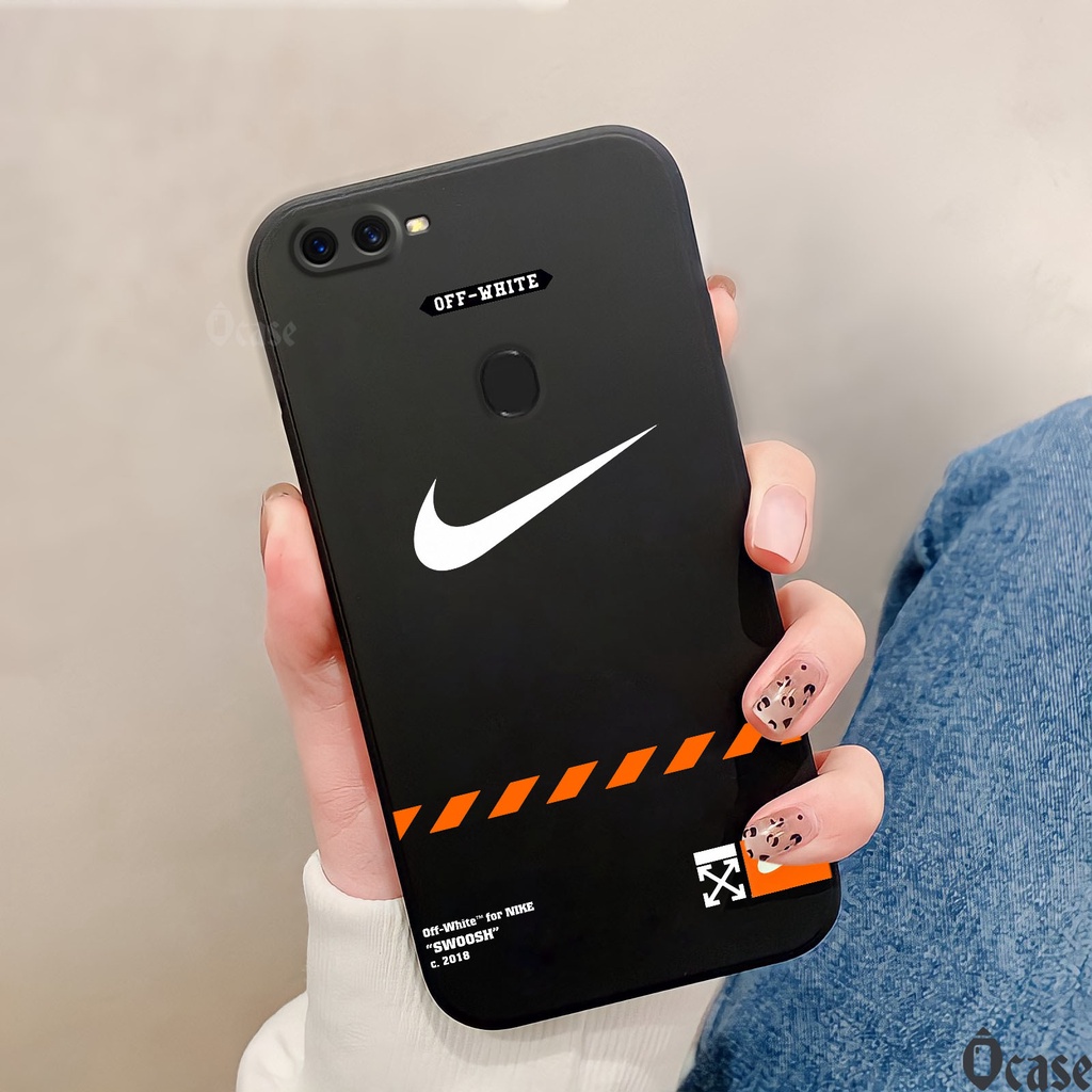 Ốp lưng Oppo A7 / A5s / A12 / A12s in hình Nasa L.V vũ trụ và N.I.K.E cạnh viền vuông có bảo vệ camera