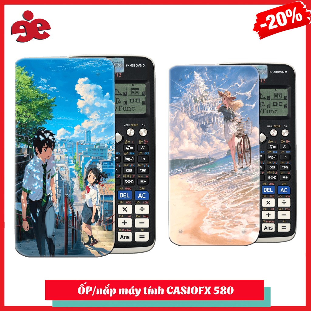 ỐP MÁY TÍNH CASIOFX 580 VNX - NHẬN IN THEO YÊU CẦU