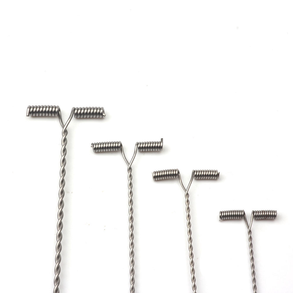 Set 10 Dây Móc Câu Cá Hình Chữ T Bằng Thép Không Gỉ 6/8/10/12cm