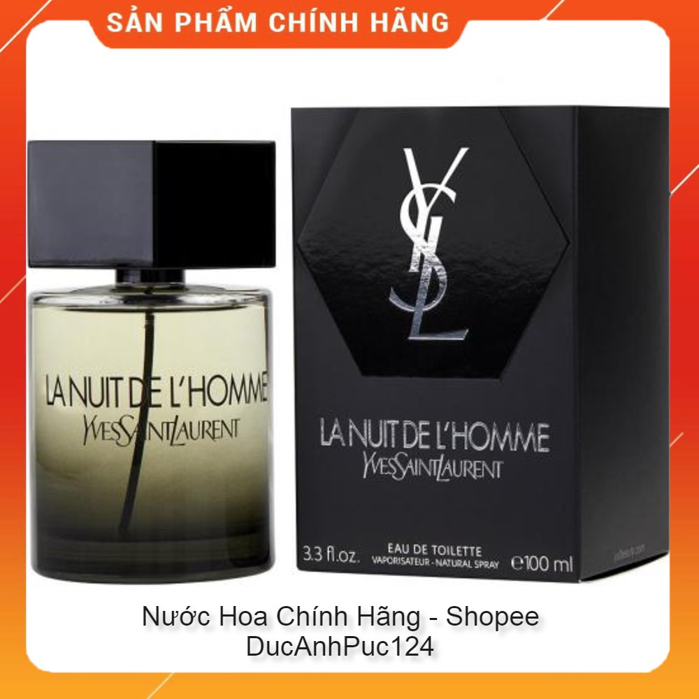 Nước Hoa Nam YSL EDP .Là vũ khí trong những buổi "Hẹn Hò" việc "hút gái", đậm Phong cách Nam tính, cuấn hút 100ml