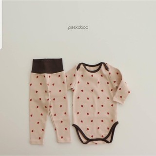 Bộ rời/suit hoạ tiết ong vàng/cánh cam #peekaboo cho bé