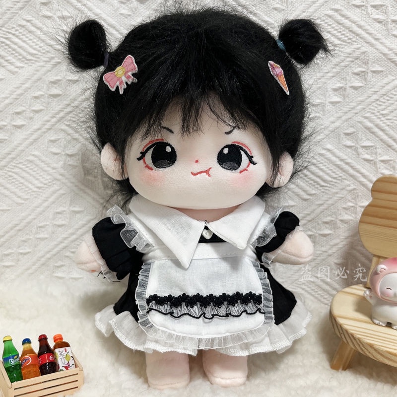 Spot cotton doll no attribute 20cm cm baby dress maid skirt doll change dress