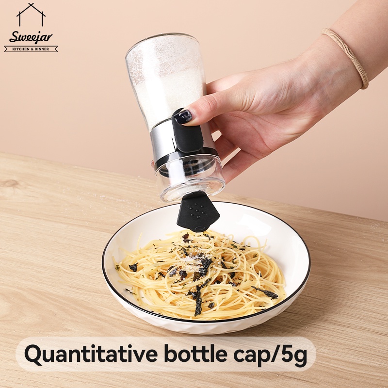Lọ đựng gia vị SWEEJAR bằng thủy tinh có nắp đậy chống ẩm tiện lợi