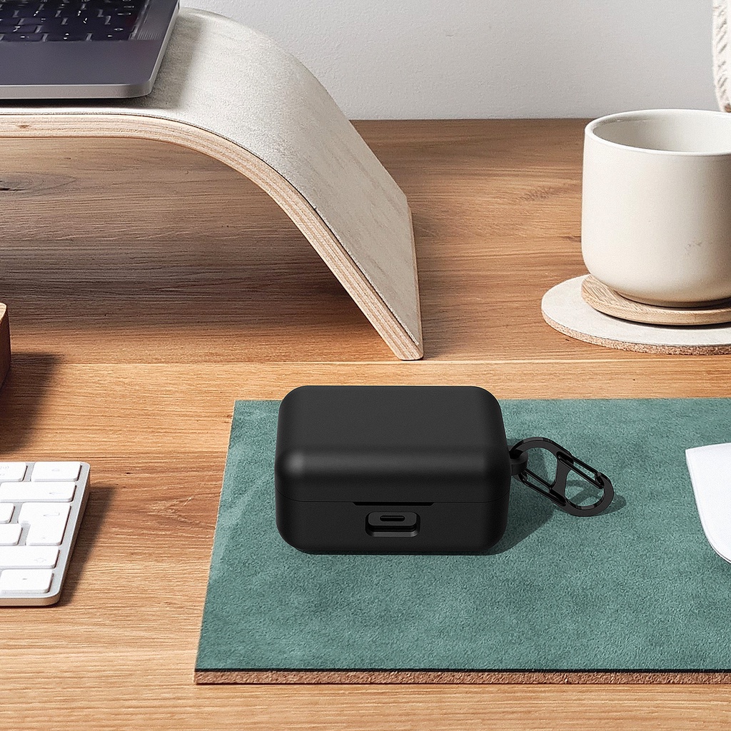 Geekria Vỏ Bảo Vệ Hộp Sạc Tai Nghe Không Dây sennheiser momentum 3 Bằng Silicon Có Móc Khóa