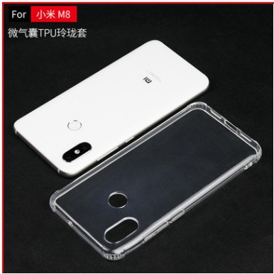 Ốp lưng silicon xiaomi mi 8 / mi 8 se Mi8 pro Mi8 lite 4 góc dầy 1,3mm chống va đập