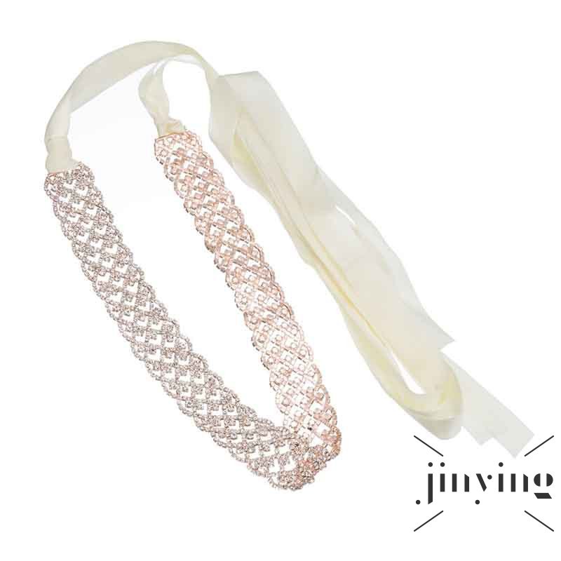 GETNOIVAS Dây đeo thắt lưng đính đá sang trọng dành cho cô dâu