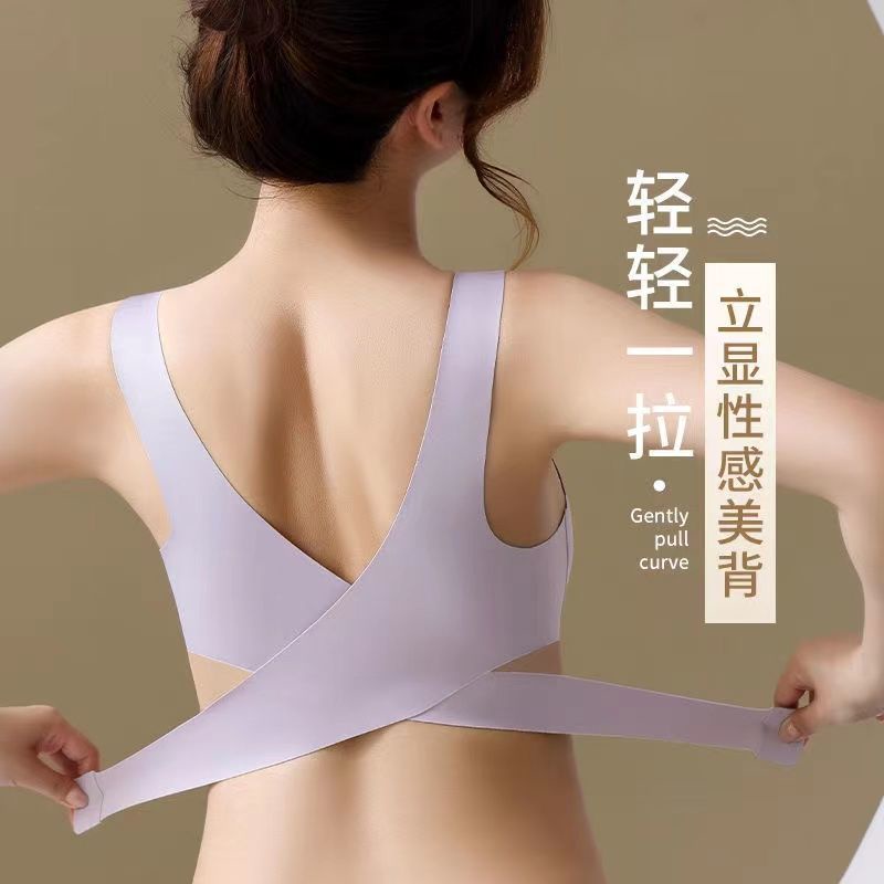 Áo Ngực Thể Thao Không Gọng Không Đường May Chống Chảy Xệ Dây Dễ Điều Chỉnh Cho Nữ