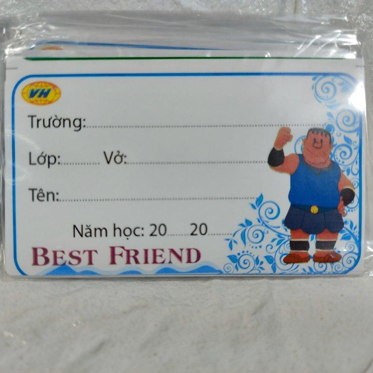 Tập 50 nhãn vở Best Friend