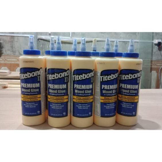 Keo dán gỗ, keo Titebond II Premium Wood Glue 473ml cao cấp loại tốt