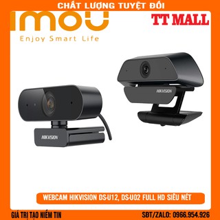 Webcam máy tính HIKVISION DS-U02, DS-U12 chuyên dụng cho Livestream, Học và Làm việc Online siêu rõ nét FULL HD 1080P