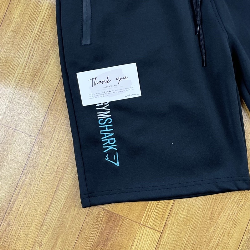 Quần thun nam tập gym DO GYM SHOP logo thêu, thun poly co giãn 4 chiều thoáng mát.