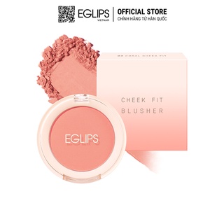 Phấn má dạng nén Eglips Cheek Fit Blusher 4g #04 Coral Cheek Fit