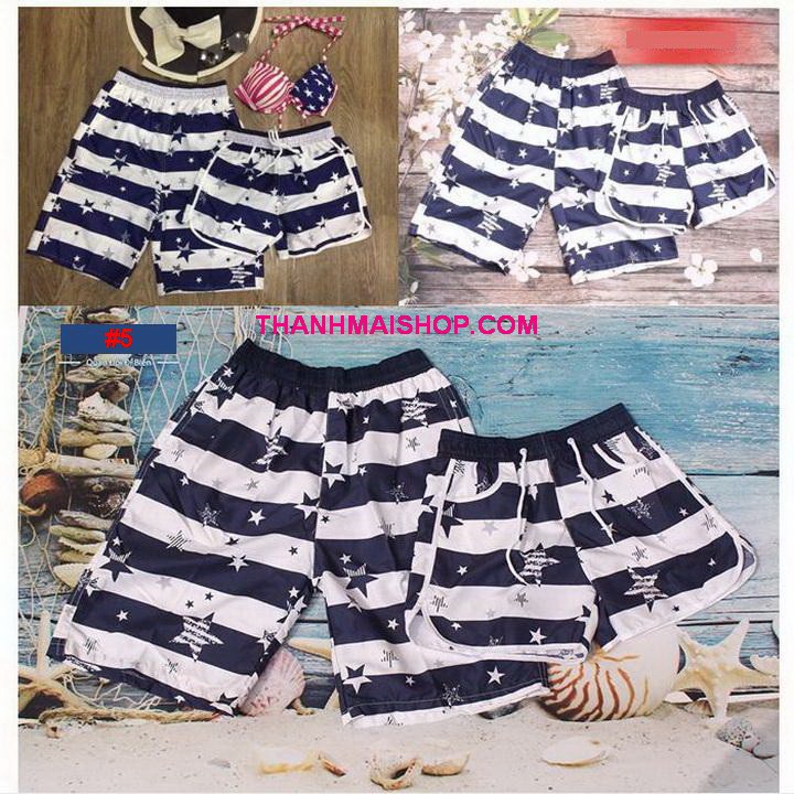 Quần đi biển nam nữ, trẻ em, gia đình DB030A thời trang nhiều màu sắc | BigBuy360 - bigbuy360.vn