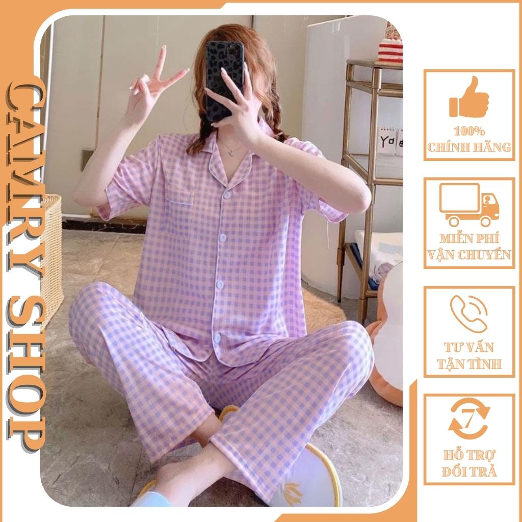 Đồ ngủ pijama nữ chất liệu Kate Thái cao cấp - Caro CD