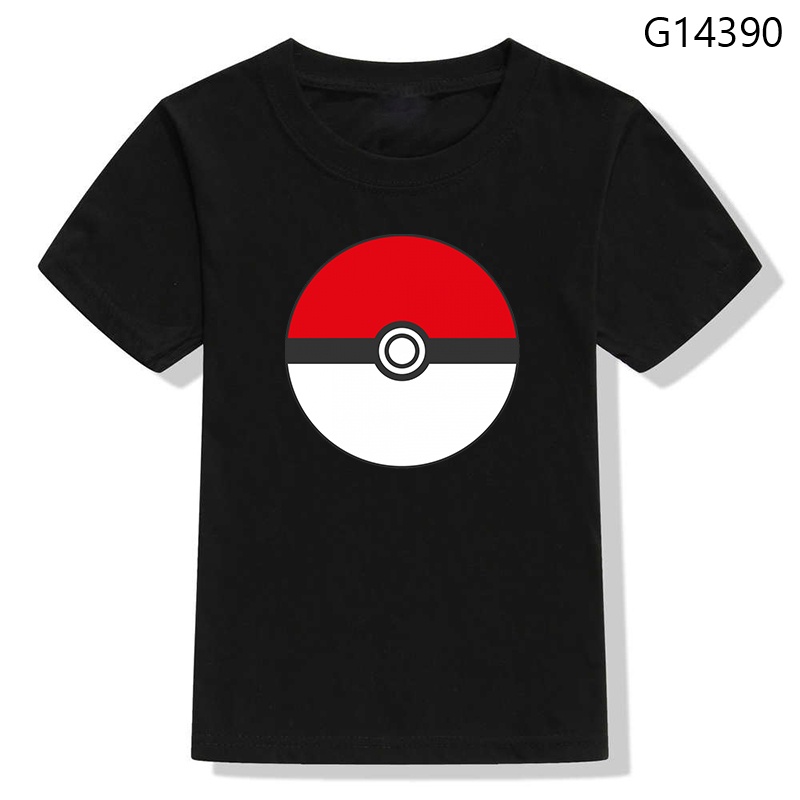 Áo Thun Tay Ngắn Cổ Tròn In Hình pikachu Dễ Thương Thời Trang Mùa Hè Cho Bé Trai Và Gái